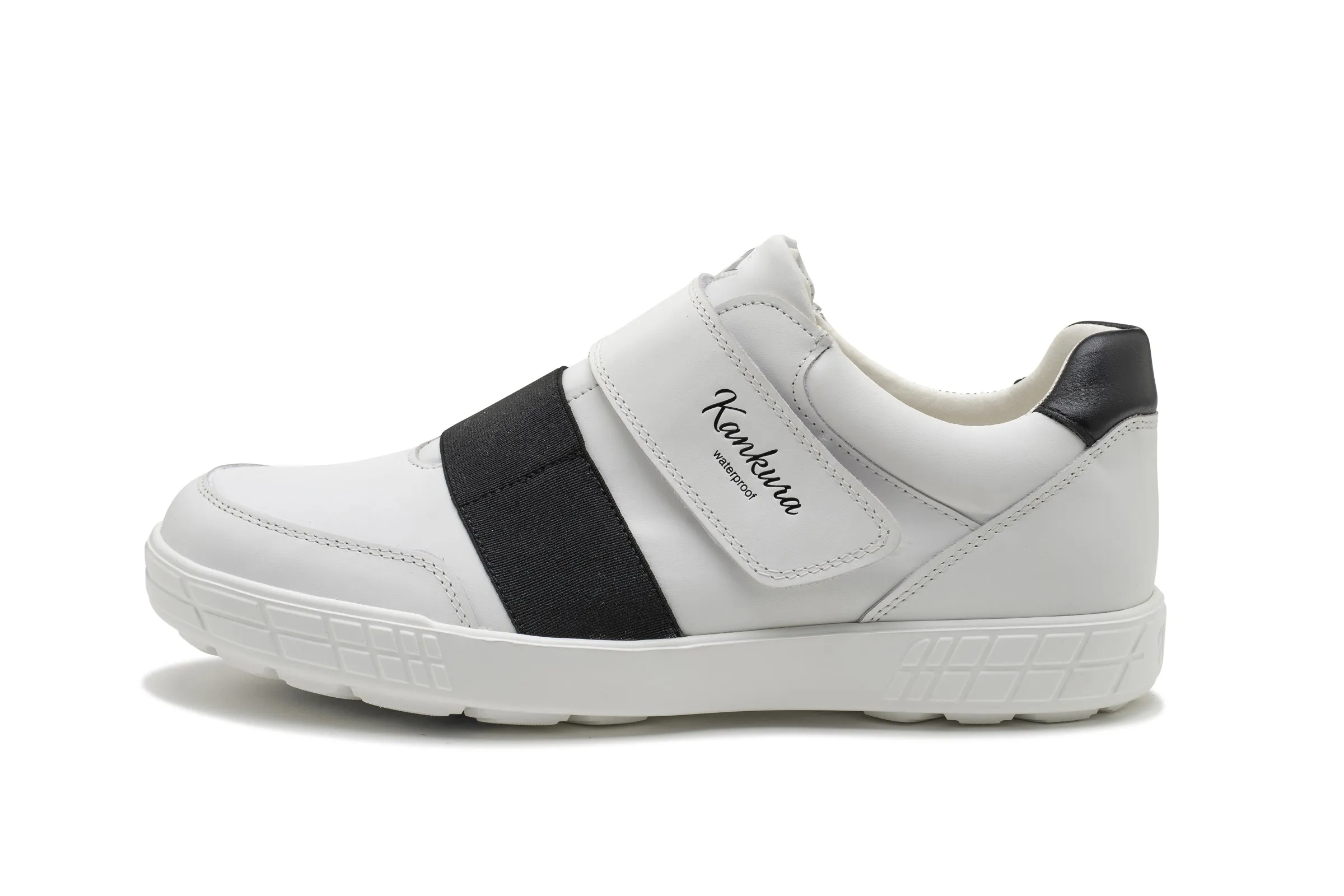 Drive 05  White   Men's Golf Shoes   D005 02 Efficient Step Support Tech