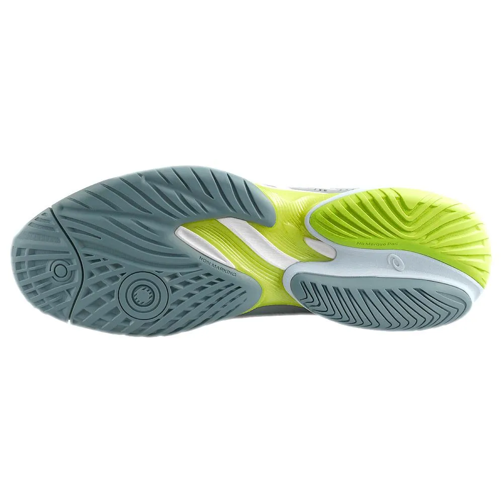 Asics Men's Court FF 3 - Steel Blue/White Breathable Ventilation Cushioned Insole