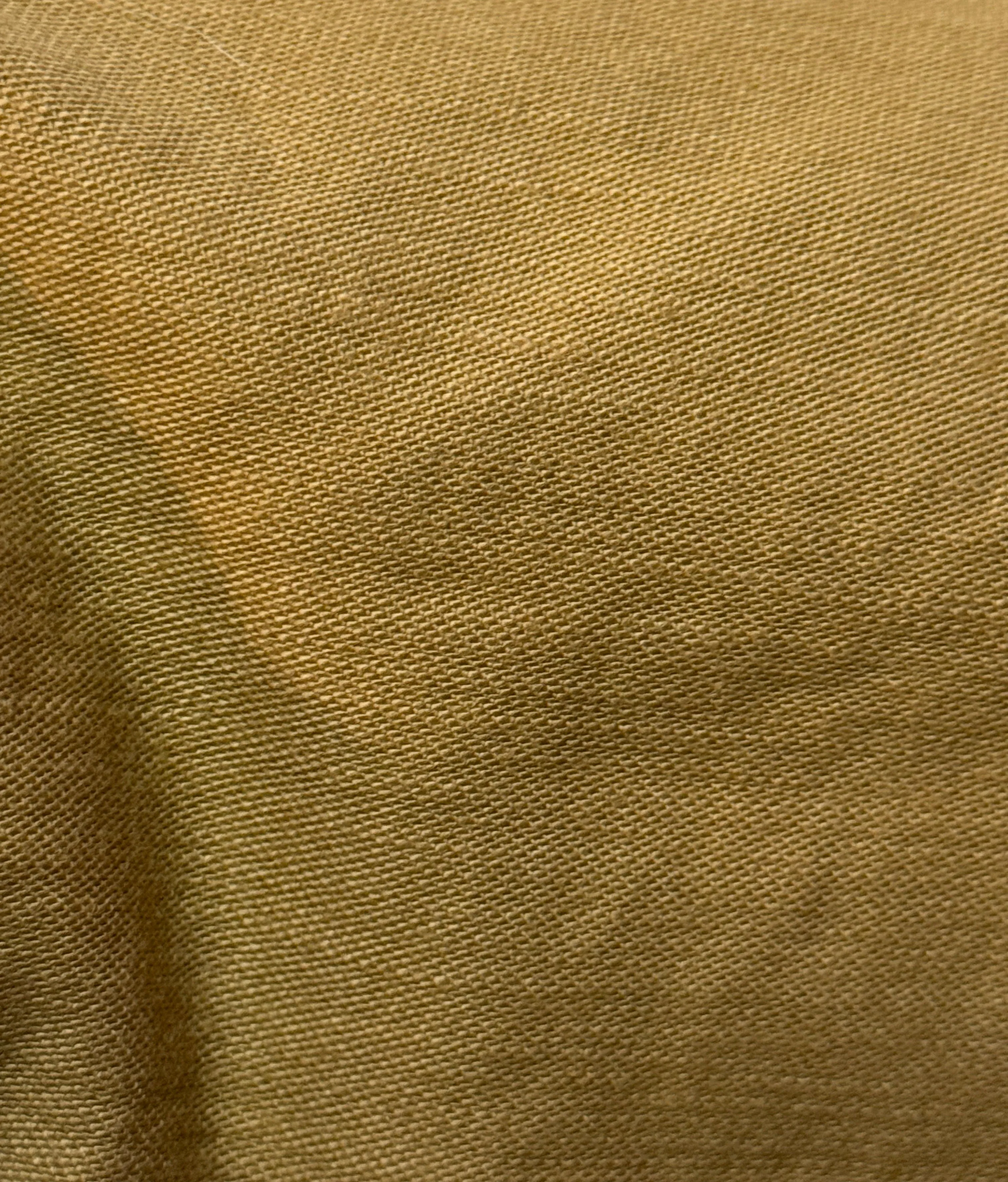 107 60's era GI chinos in 12 oz West Point Khaki Baker Back Cotton Satin Stay Active High-rise waist