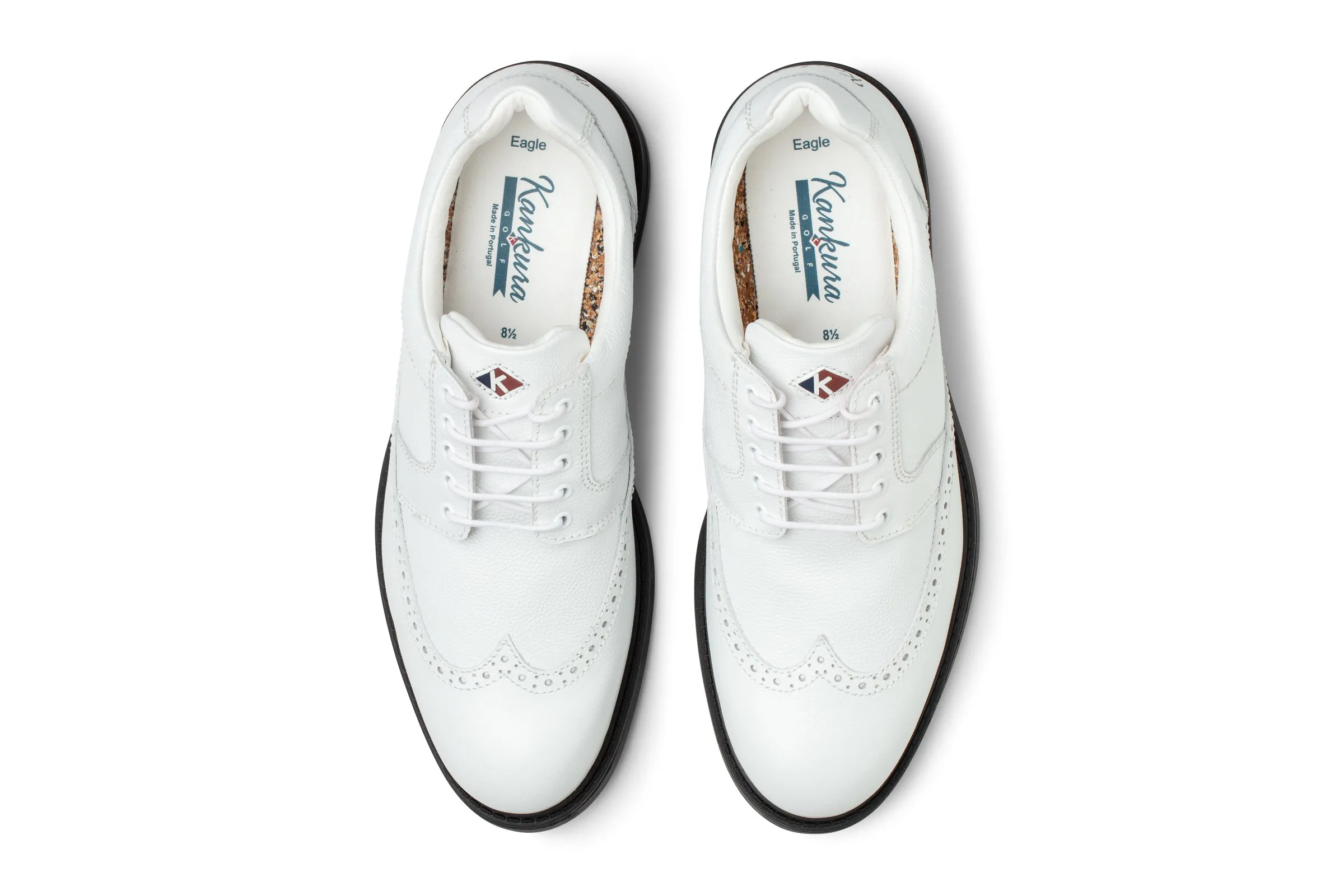 High Support Eagle 01 White  Men's Golf Shoes  E001-01