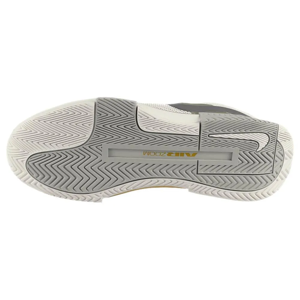 Cushioned Midsole Nike Men's Air Zoom GP Challenge 1 - Premium - Phantom/Metallic Pewter