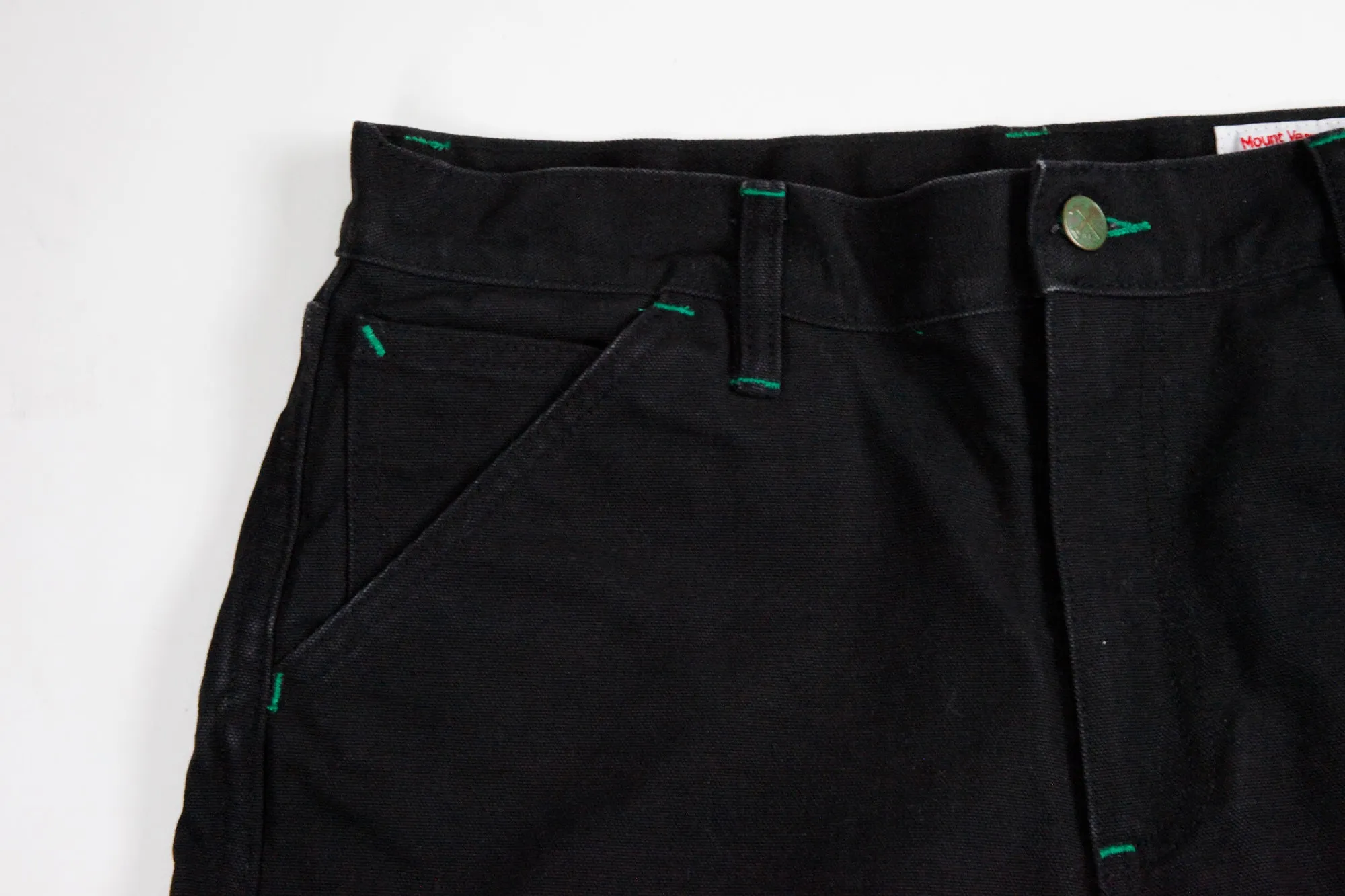 Black Mt Vernon Duck Double Knee Work Uniform  Chino Soft and Light