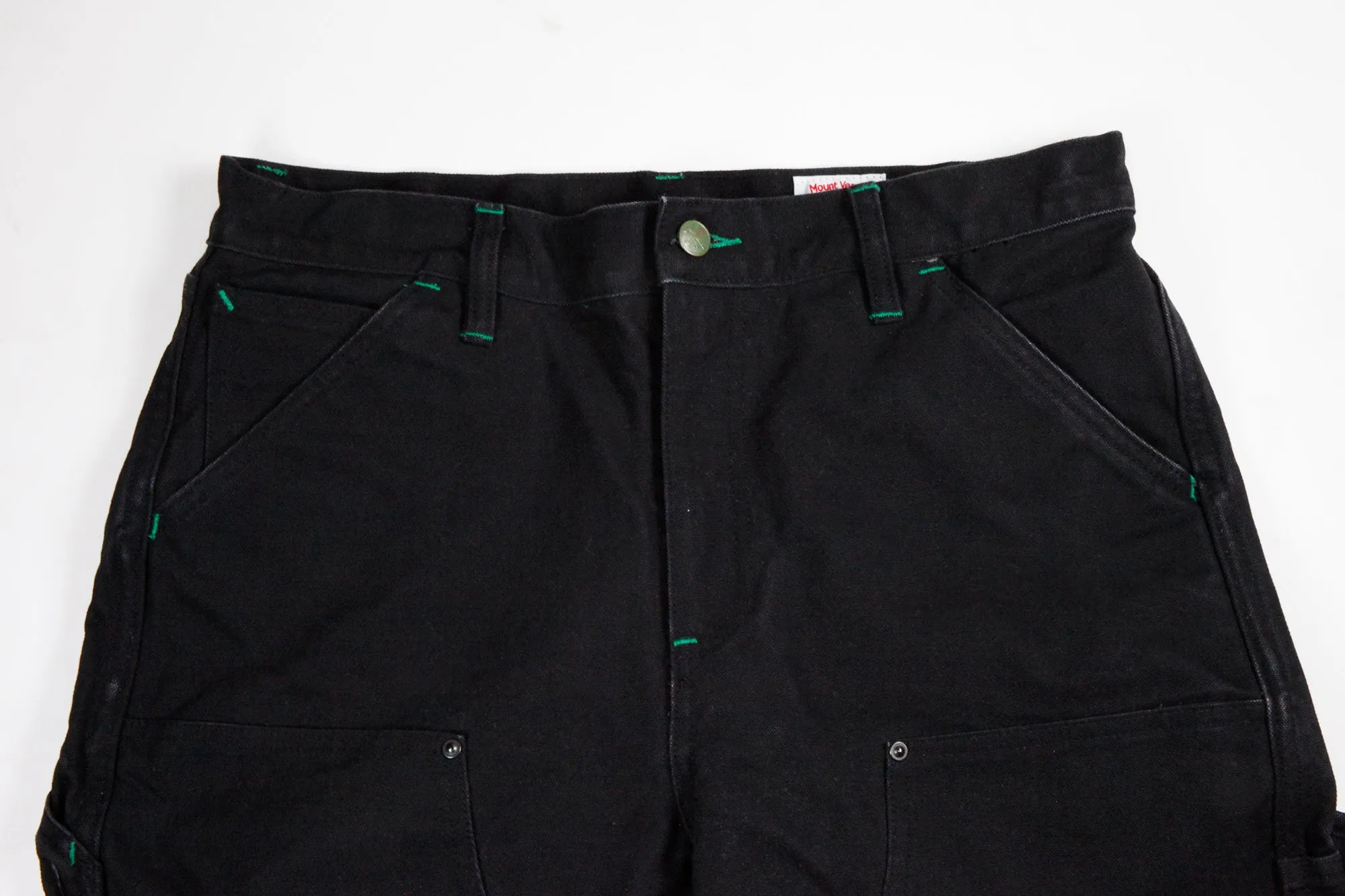 Black Mt Vernon Duck Double Knee Work Uniform  Chino Quick Movement Wear