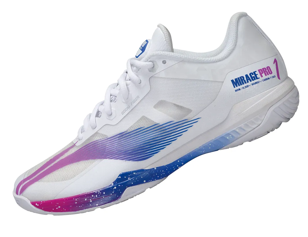 Sport Mode Li Ning Mirage Pro/Shadow Pro Badminton Shoe Unisex [White/Purple] AYAT013-1