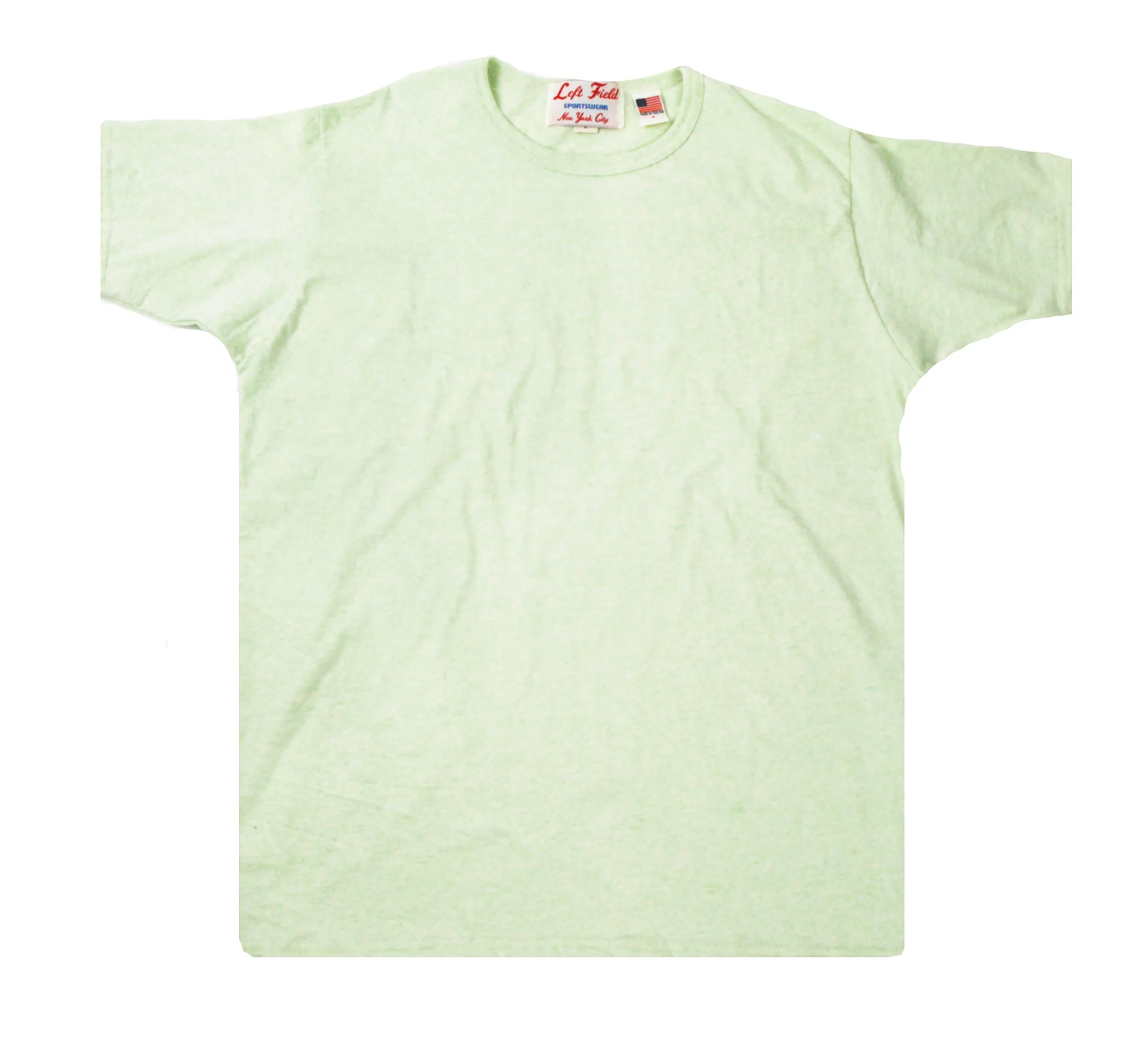 Art Core Day Glow Grass stain heather cotton tee