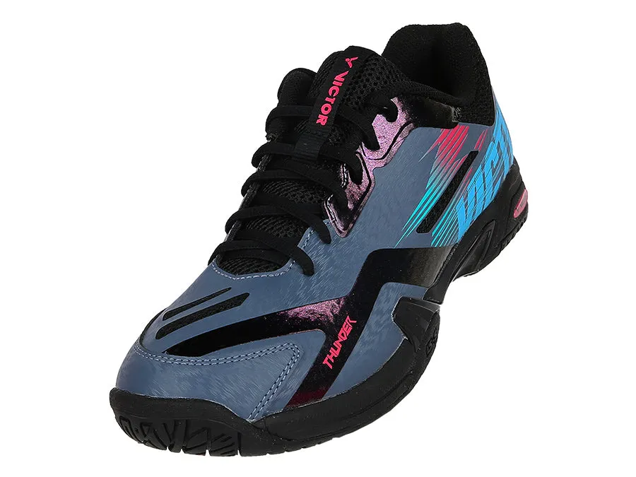 Victor Thunder-HC Badminton Court Shoe [Dark Sapphire/Anthracite] Long-Distance Walking Flexible frame
