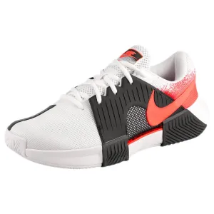 Nike Men's Air Zoom GP Challenge 1 - White/Hot Lava Anti   Odor Breathable mesh