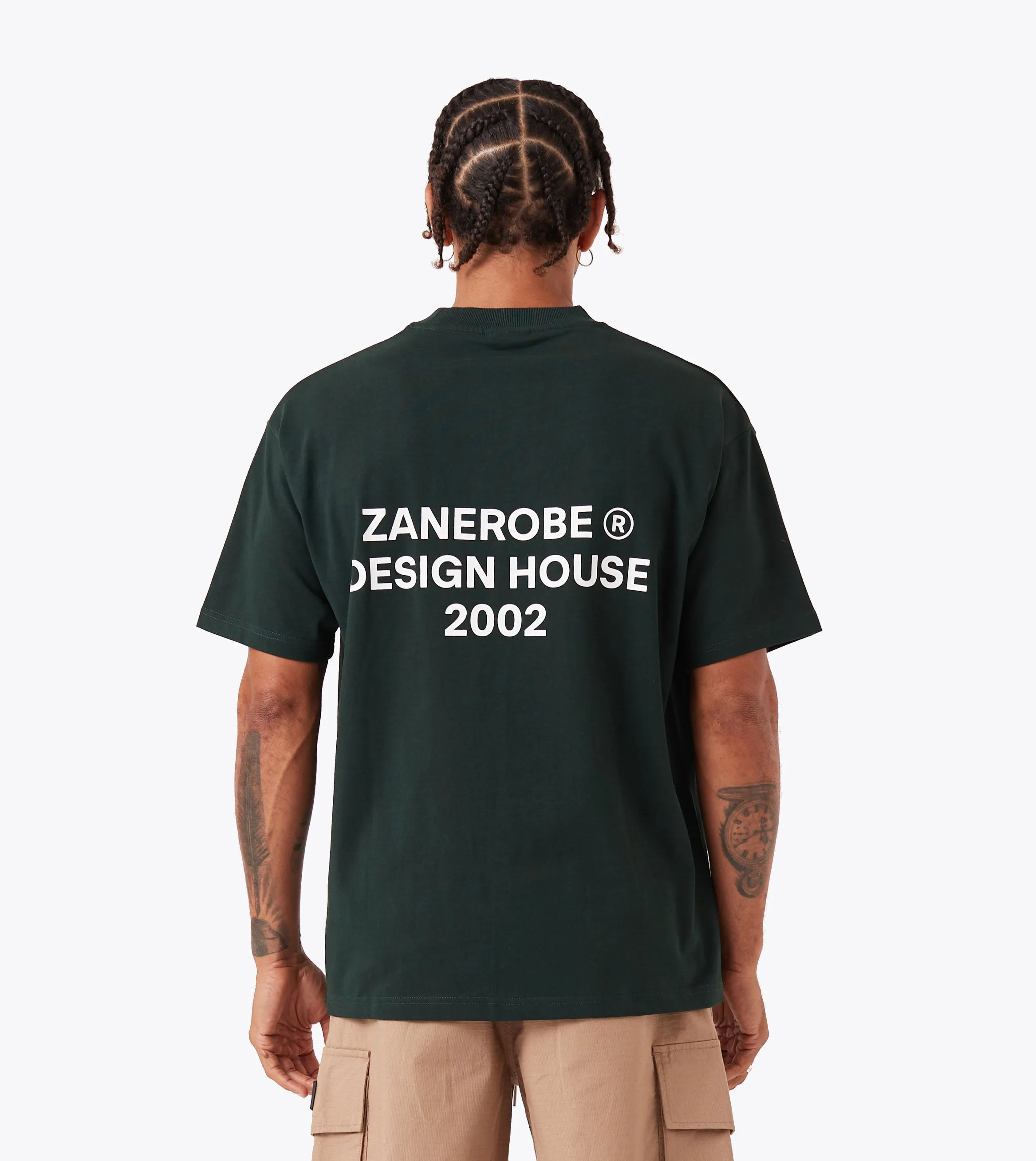 ZR Design House Box Tee Forest Light Casual Active Fashion