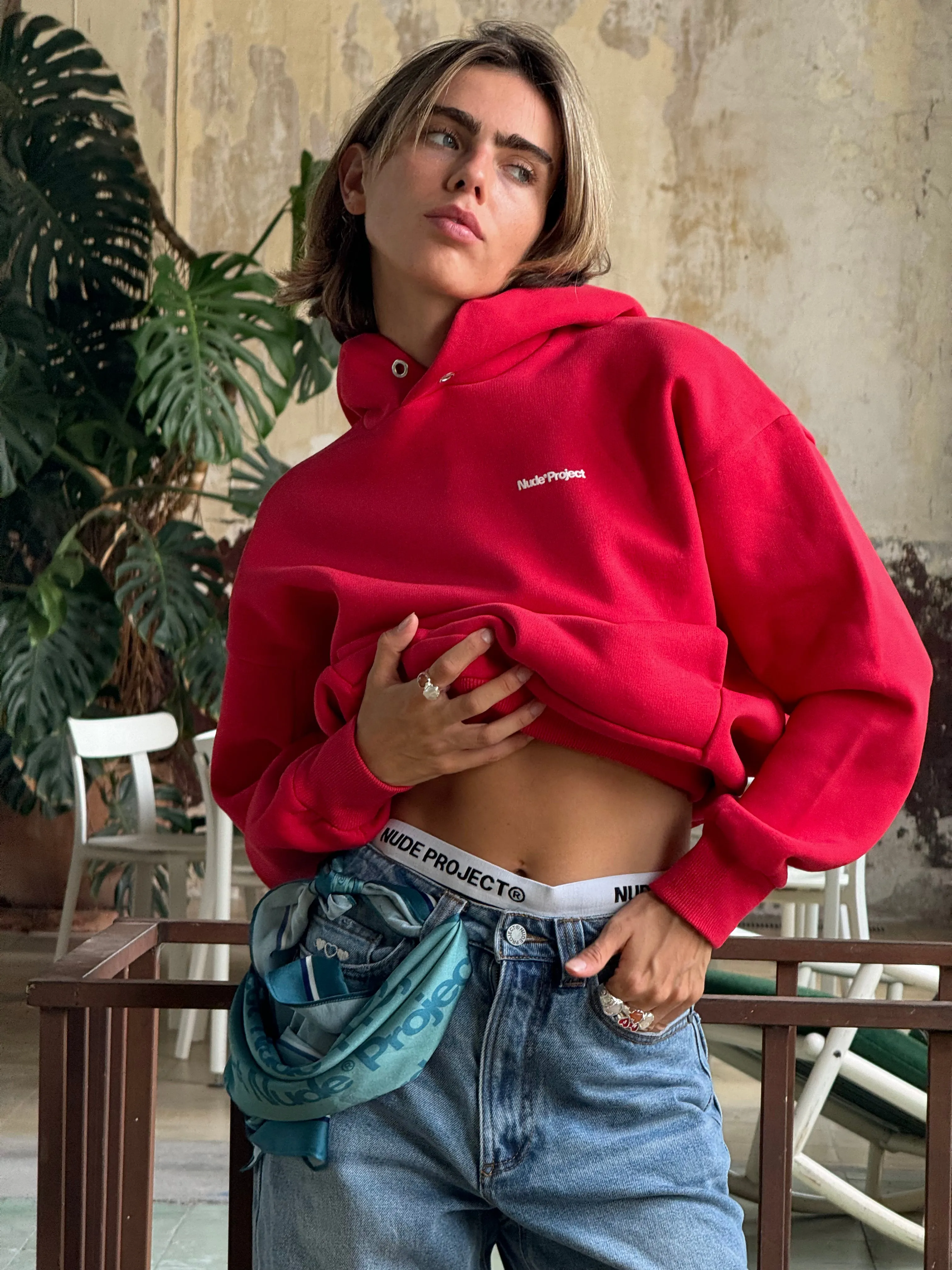 Origins Hoodie Red product snowboarding suitability Warm Layers