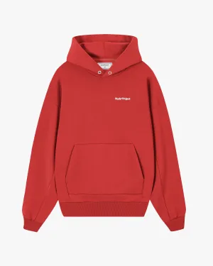 Origins Hoodie Red Contrast Trim