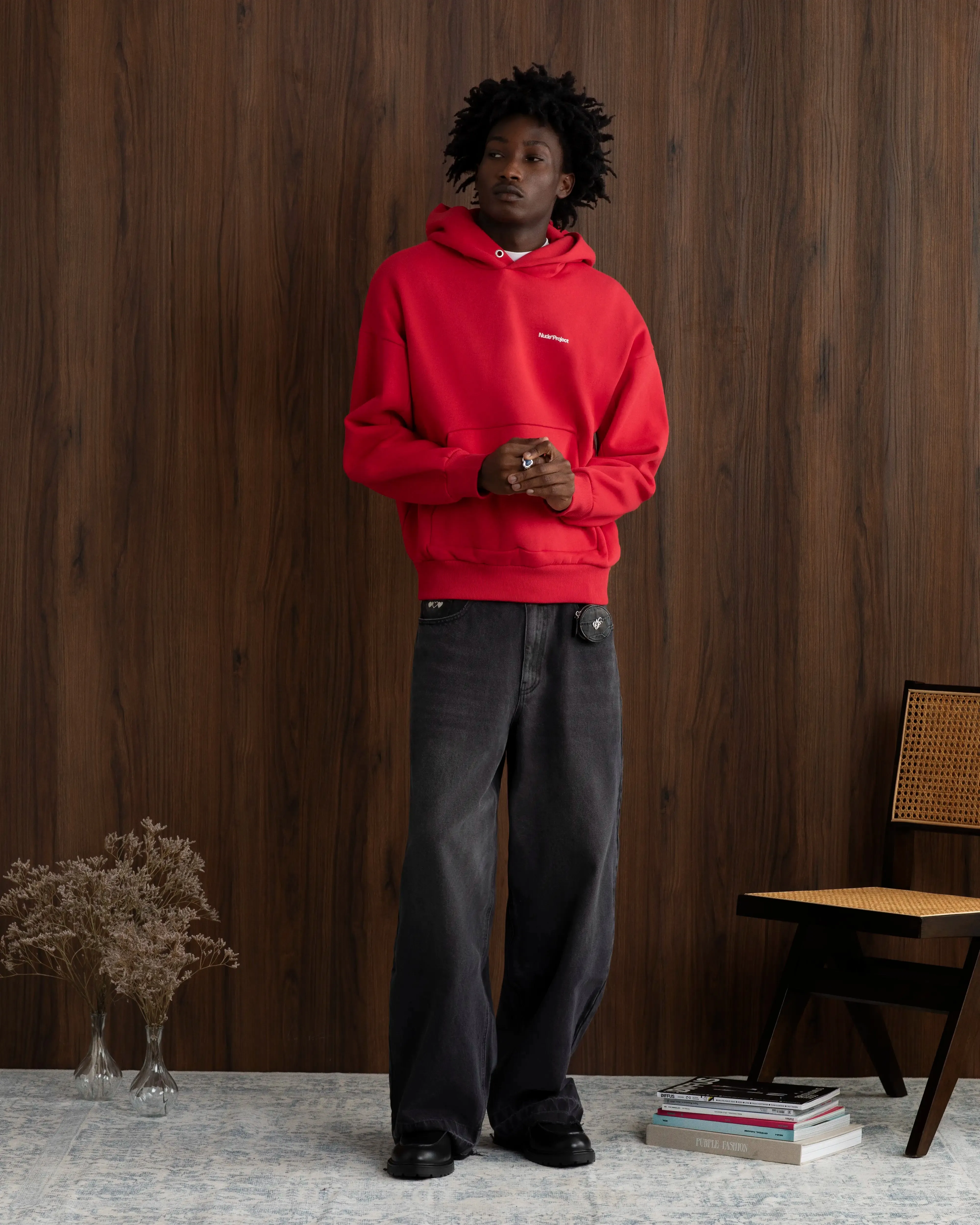 durability test Origins Hoodie Red