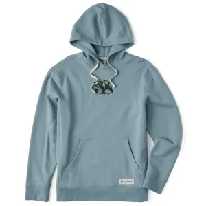 Chambray Men's Simple Bear Simply True Fleece Hoodie