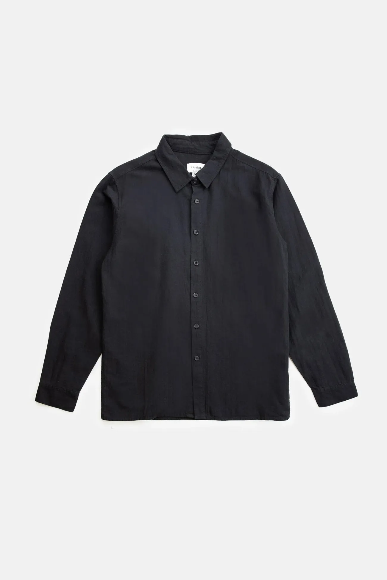 AdvancedMoistureManagement Classic Linen Long Sleeve Shirt Black