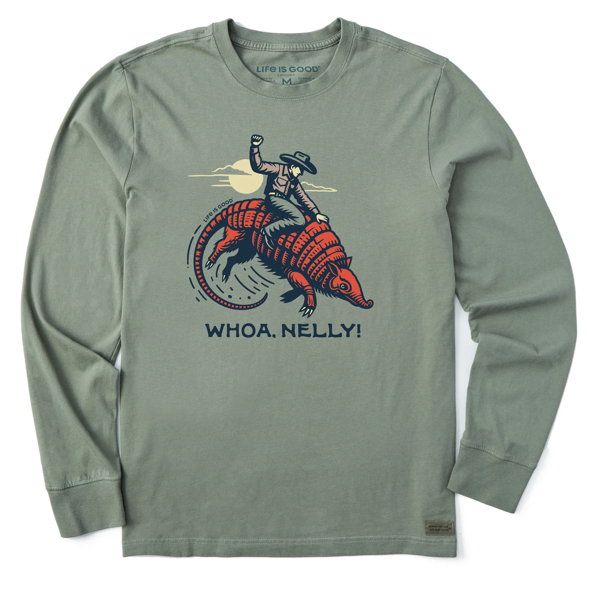 Men's Whoa, Nelly! Long Sleeve Crusher Tee Fit for All Seasons