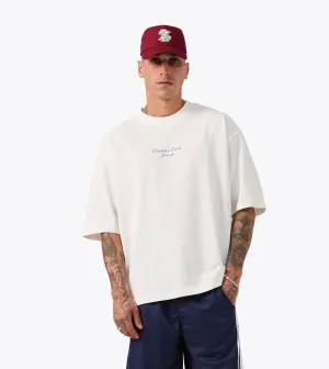 Modern Smart sports performance Piano Flow Tee Vintage White