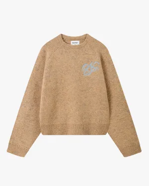 Ethical Production Certified Weekend Ready Le Marais Knit Sweater Sand
