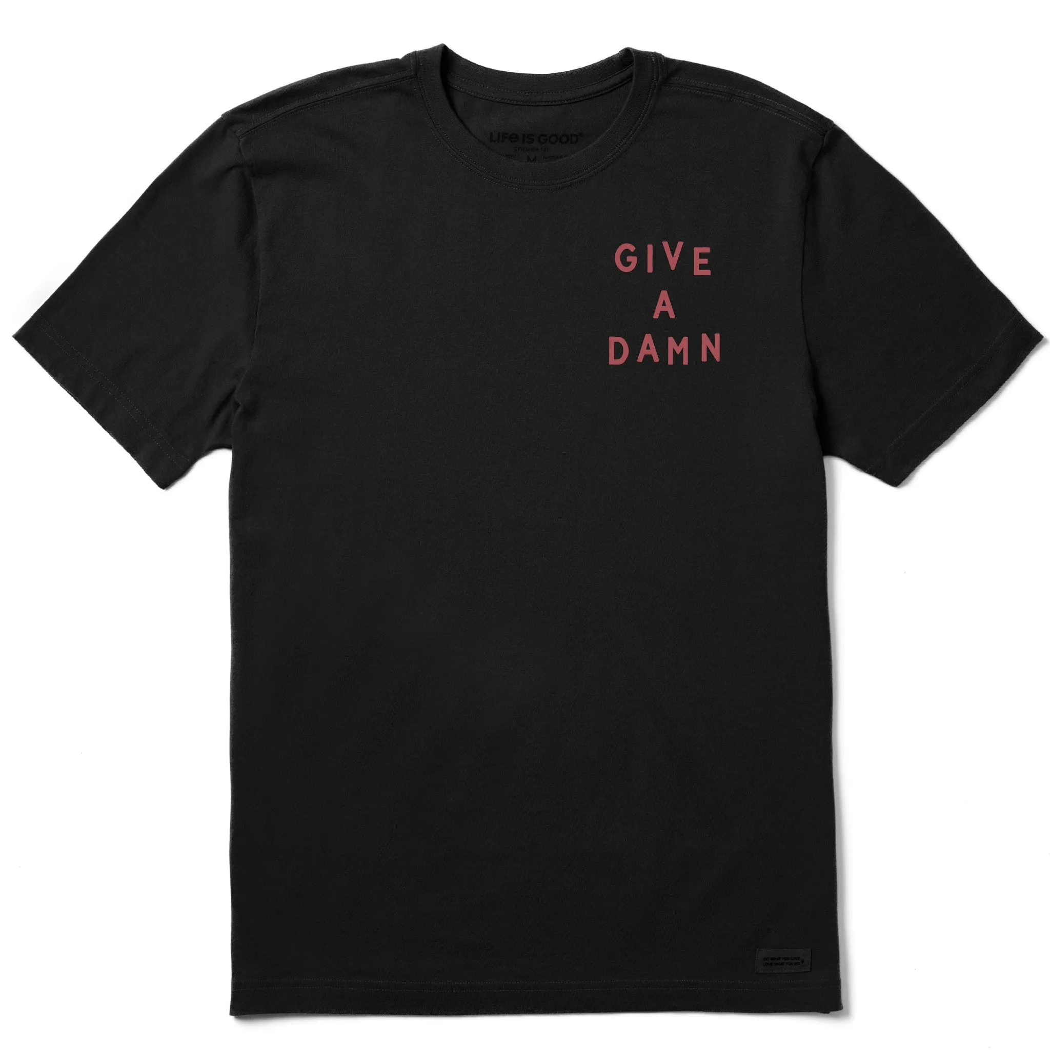 Men's Give a Damn Short Sleeve Tee Soft and Flexible