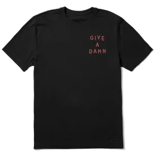 Men's Give a Damn Short Sleeve Tee Soft and Flexible