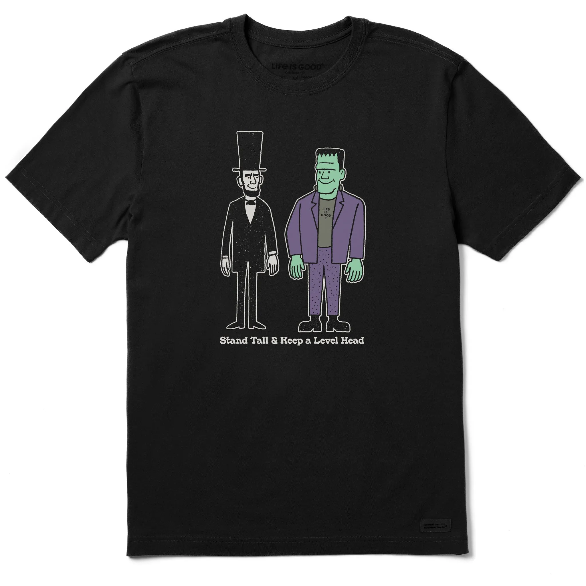 Outdoor Adventure Urban Style Men's Stand Tall Level Head Short Sleeve Crusher Tee