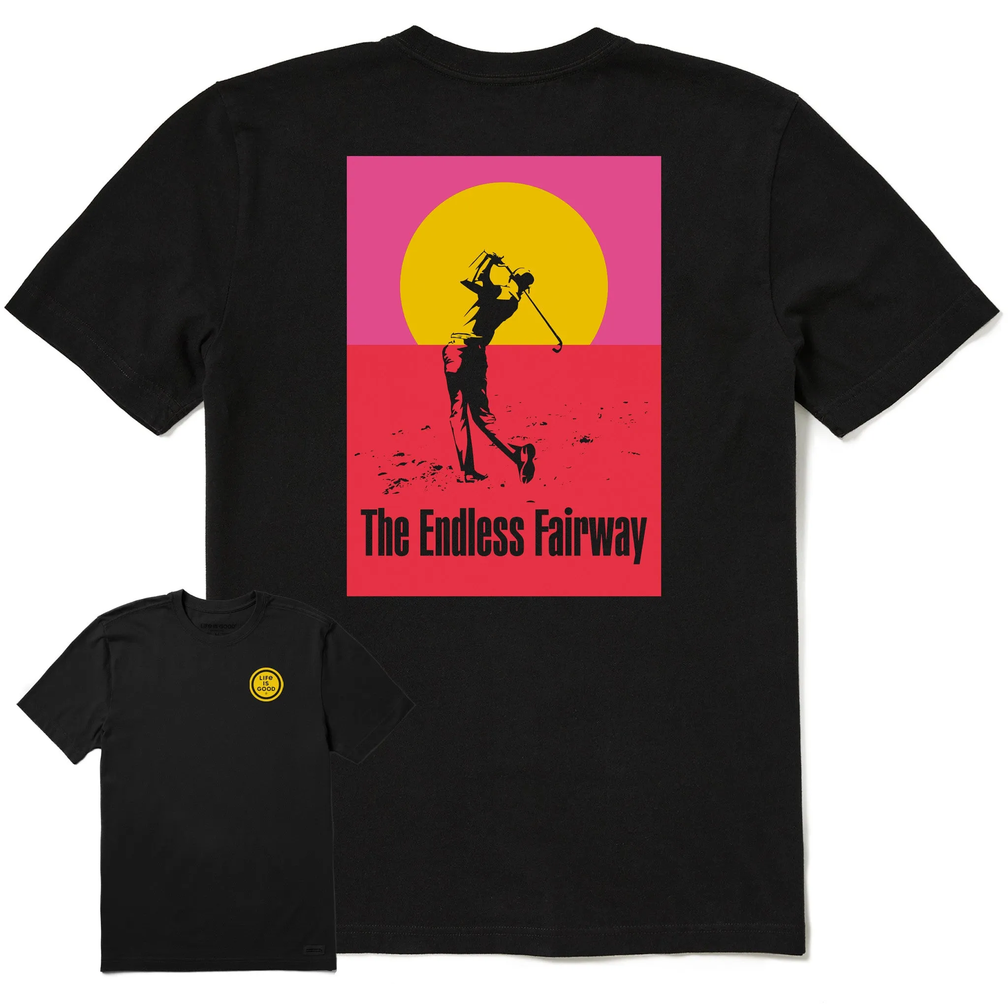 Men's The Endless Fairway Short Sleeve Tee Urban Style Seasonal Smart