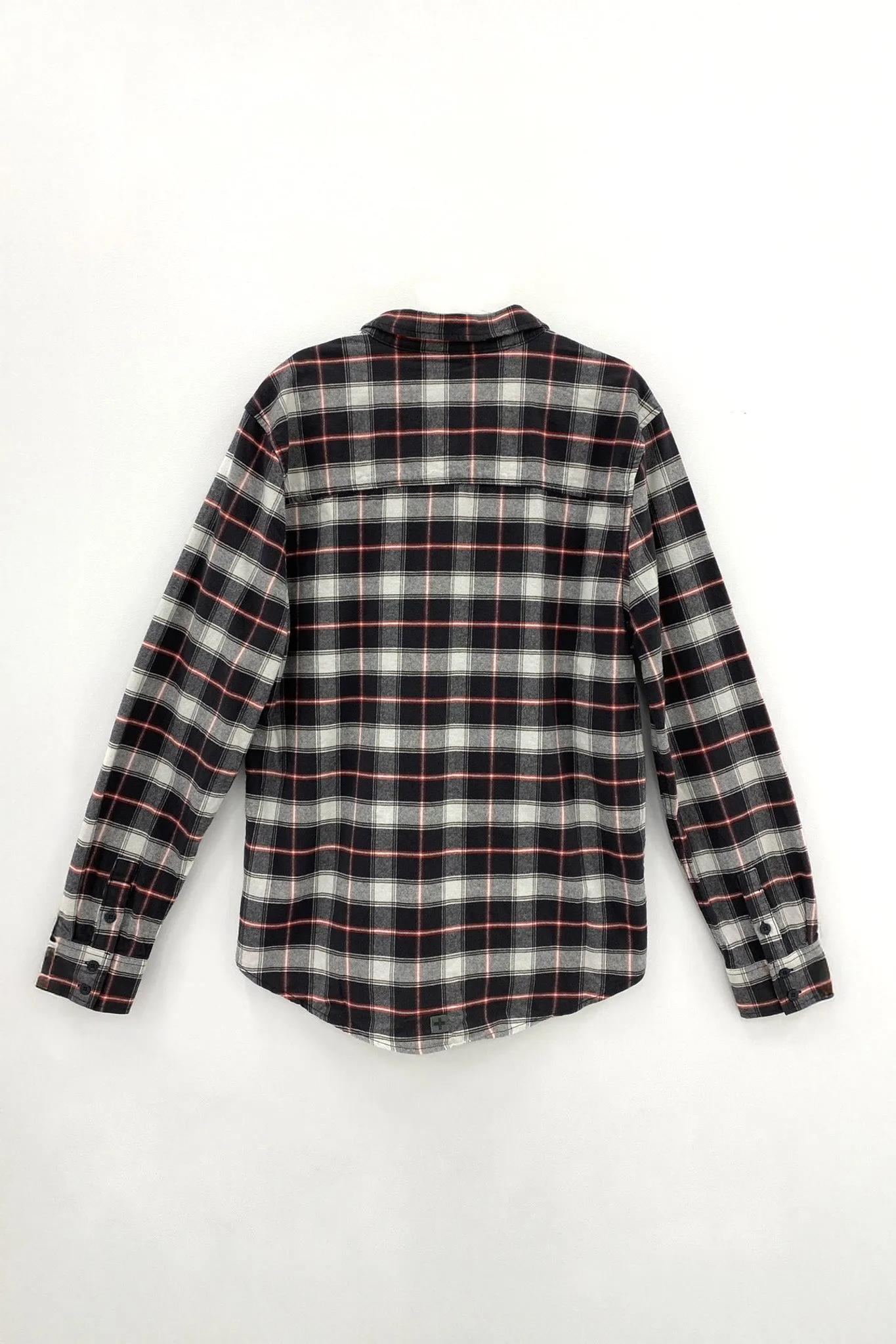 Unknown Long Sleeve Shirt Asphalt Check Sporty Style Wear Men's masculinity