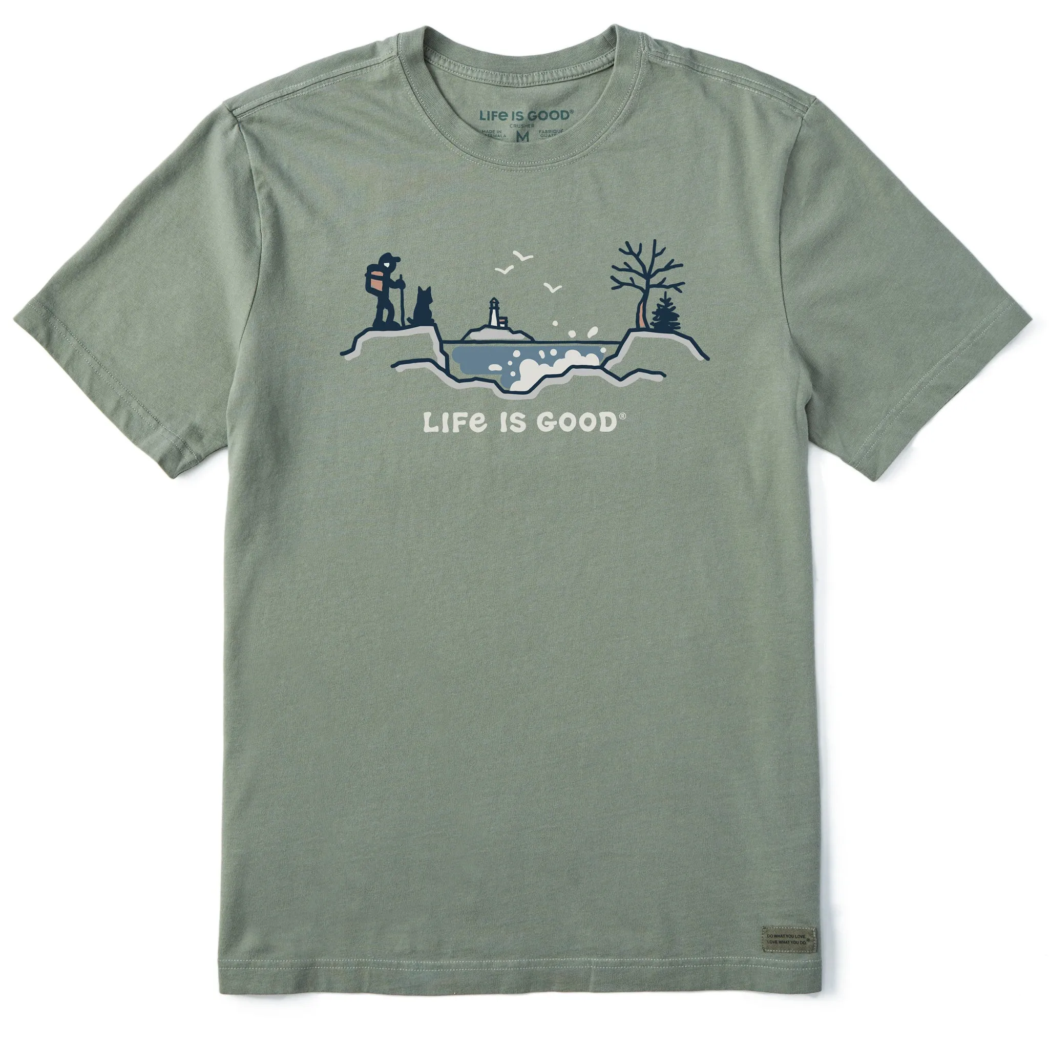 Men's Vista Rocky Coast Short Sleeve Tee Perfect for Workouts