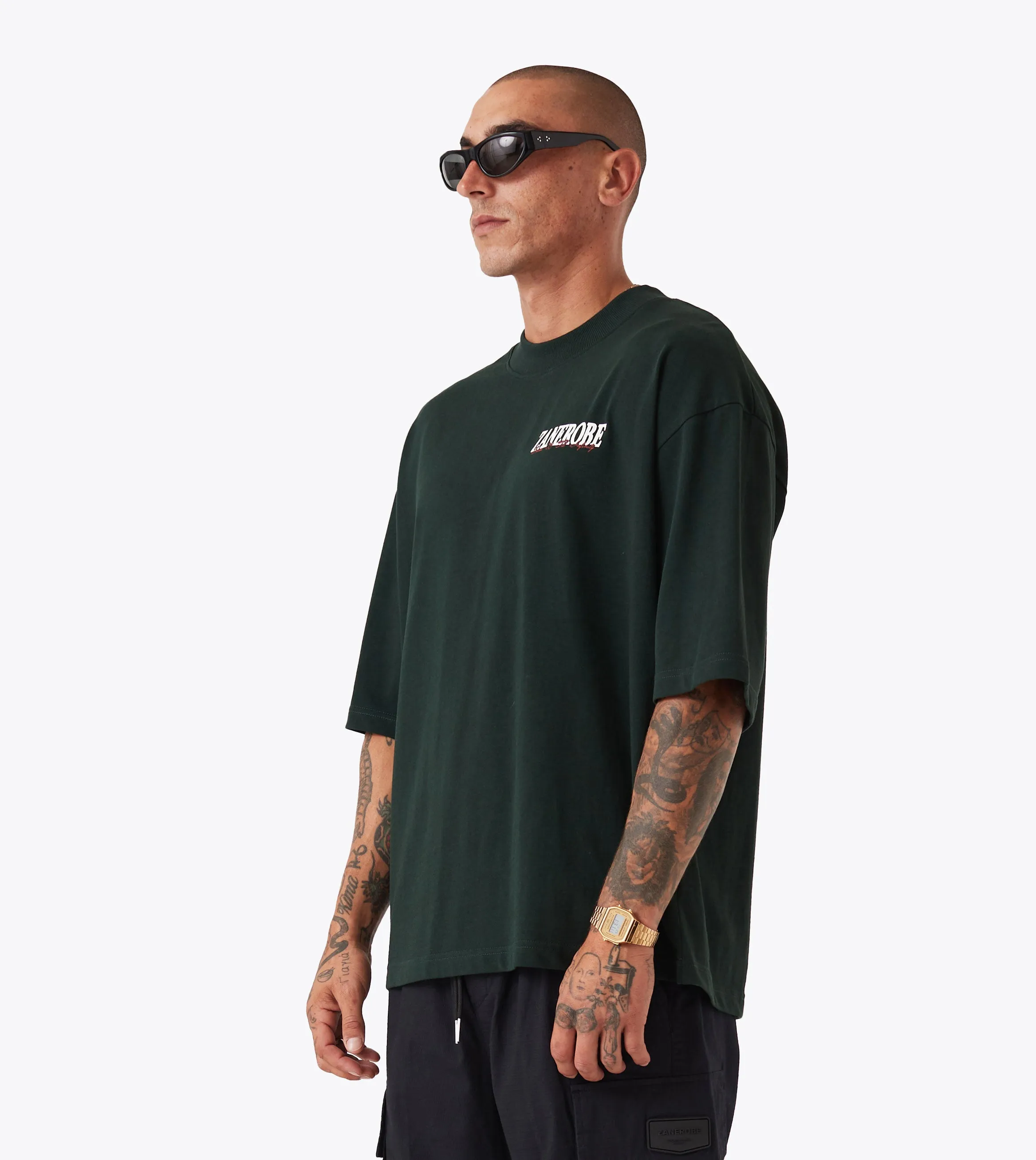 Athletic Comfort Wear Timeless Layering Portfolio Flow Tee Forest