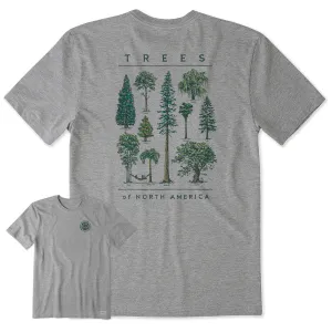 Men's Trees of North America Short Sleeve Crusher Tee Modern Style Trend