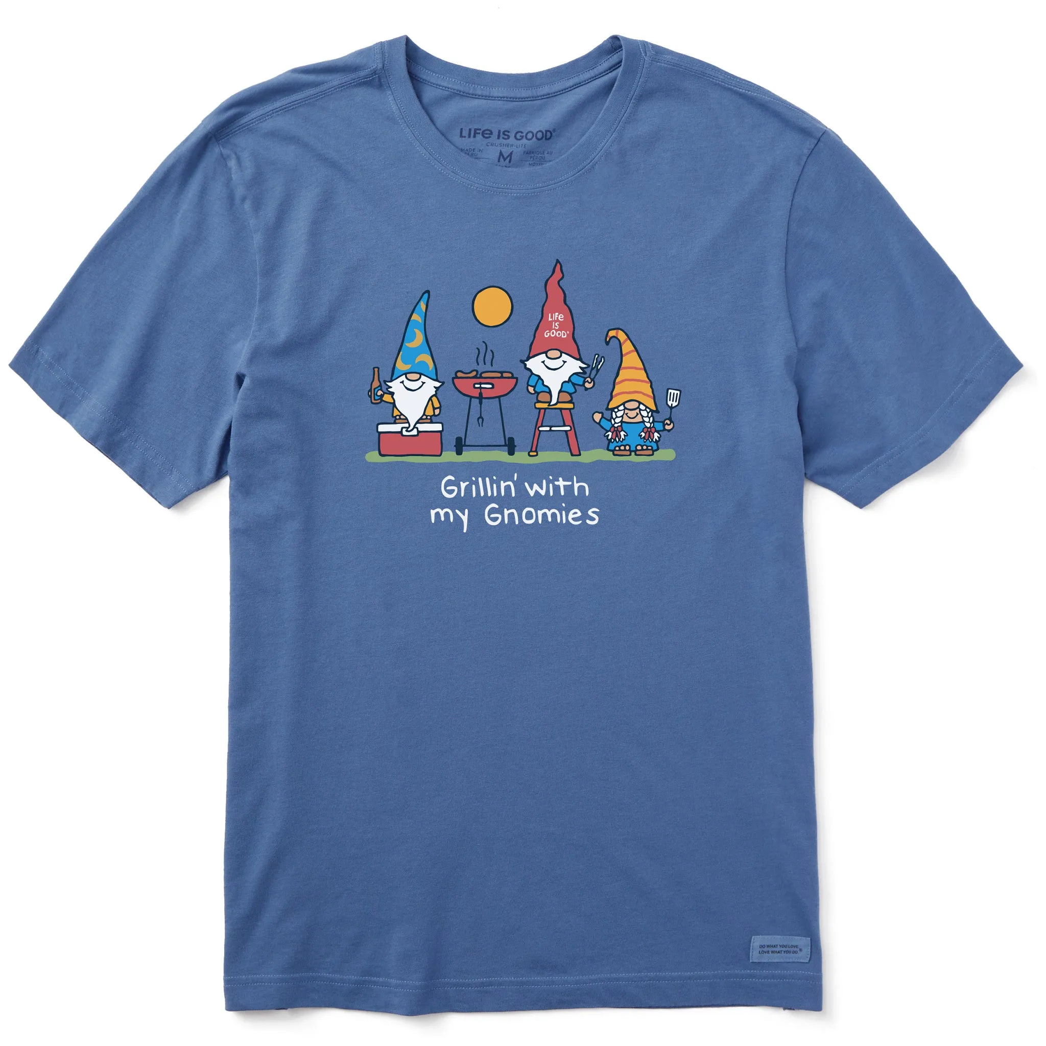 Men's Grillin' w My Gnomes Gnomes Short Sleeve Tee Essential Fit Comfy Layer Wear
