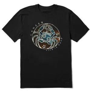 Perfect Fit Wear Men's Trippy Cancer Short Sleeve Crusher Tee