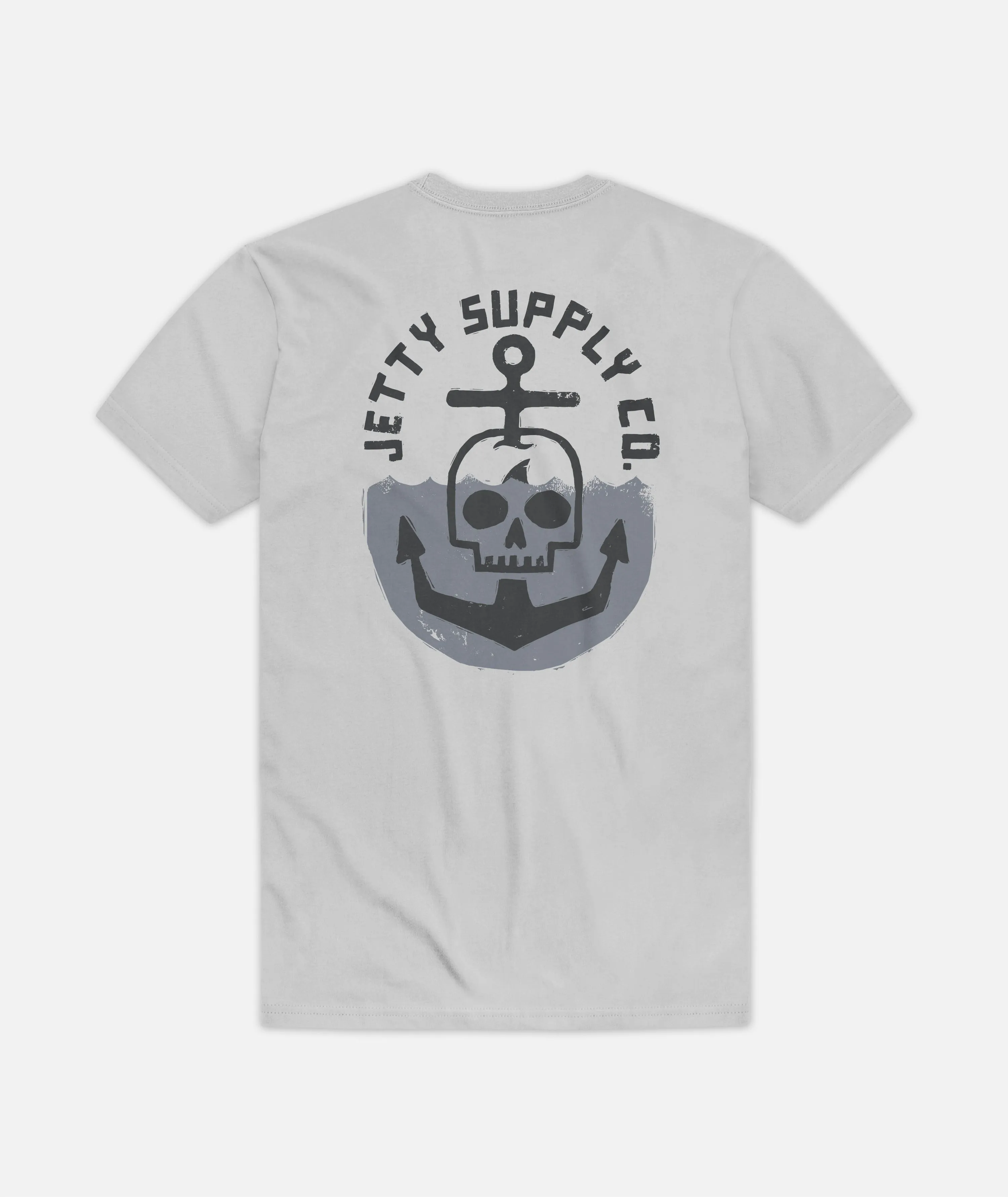 Soft and Flexible All Day Flex Sinker Tee - Silver