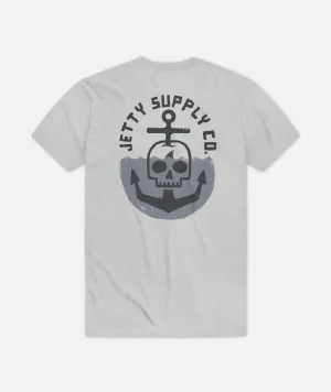 Sinker Tee - Silver Soft Cotton Feel