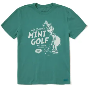 Men's Grinch's Mini Golf Short Sleeve Crusher Tee Quick Wear
