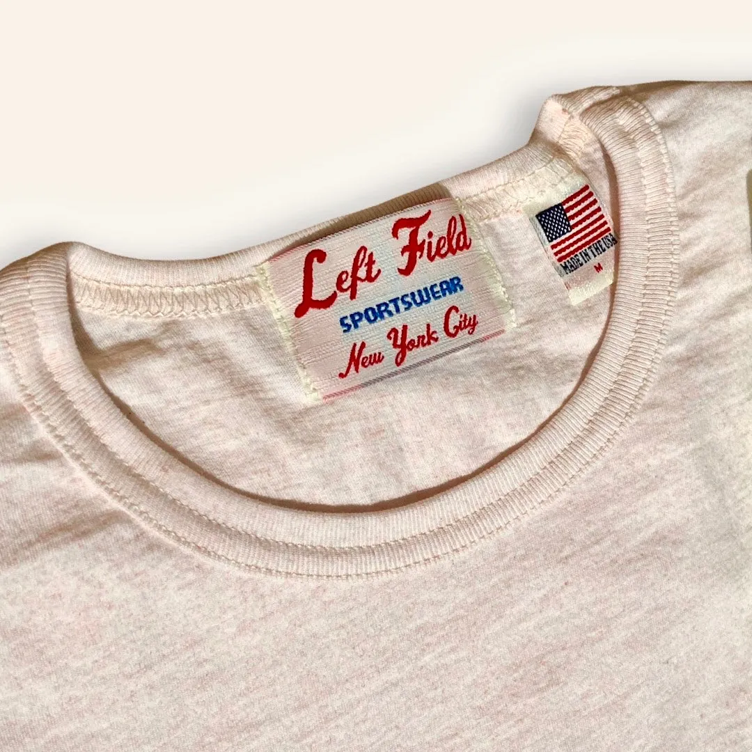 Cold Weather Wear Flamingo Heather Cotton Crew Tee