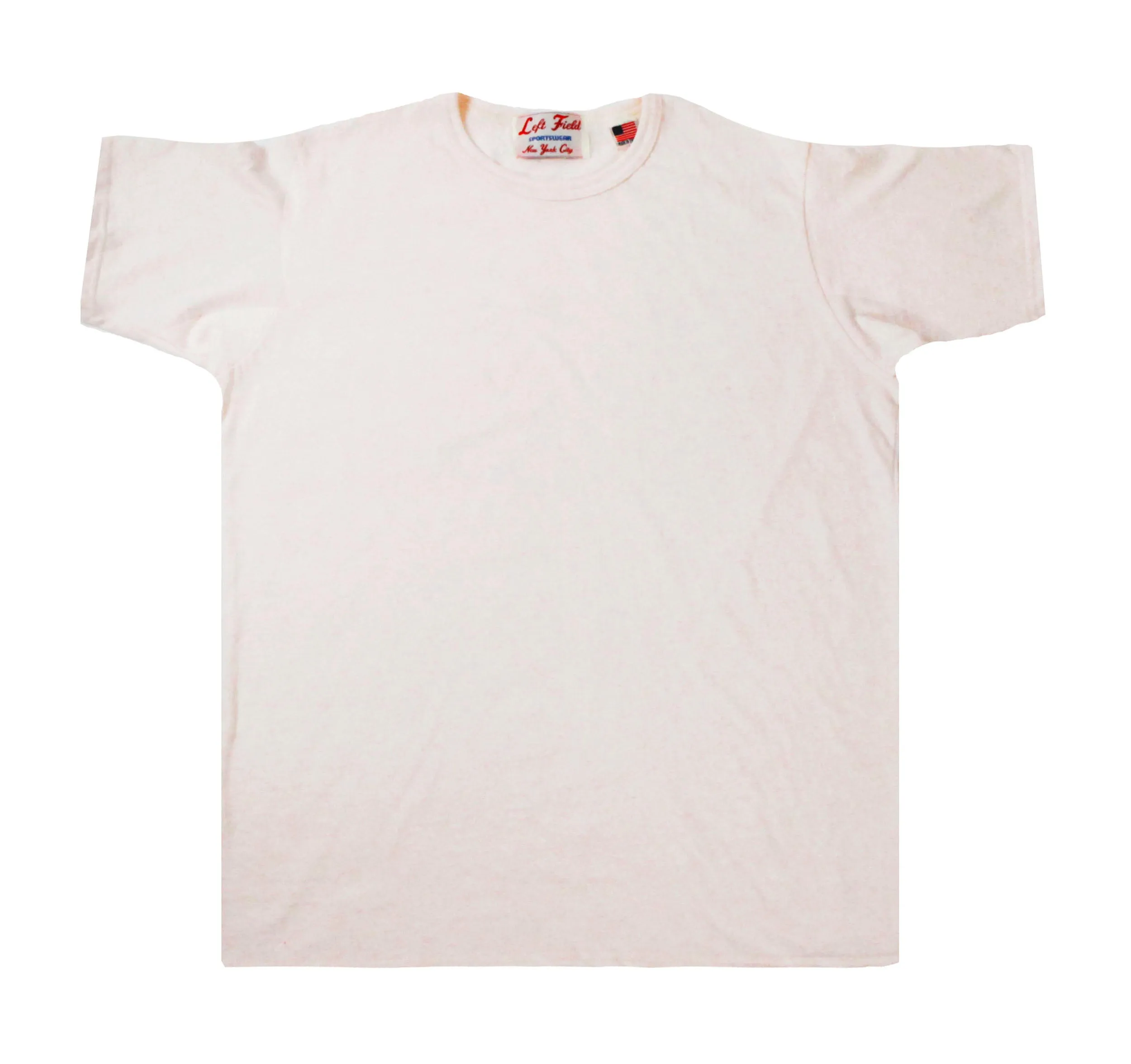 Flamingo Heather Cotton Crew Tee FadeResistant