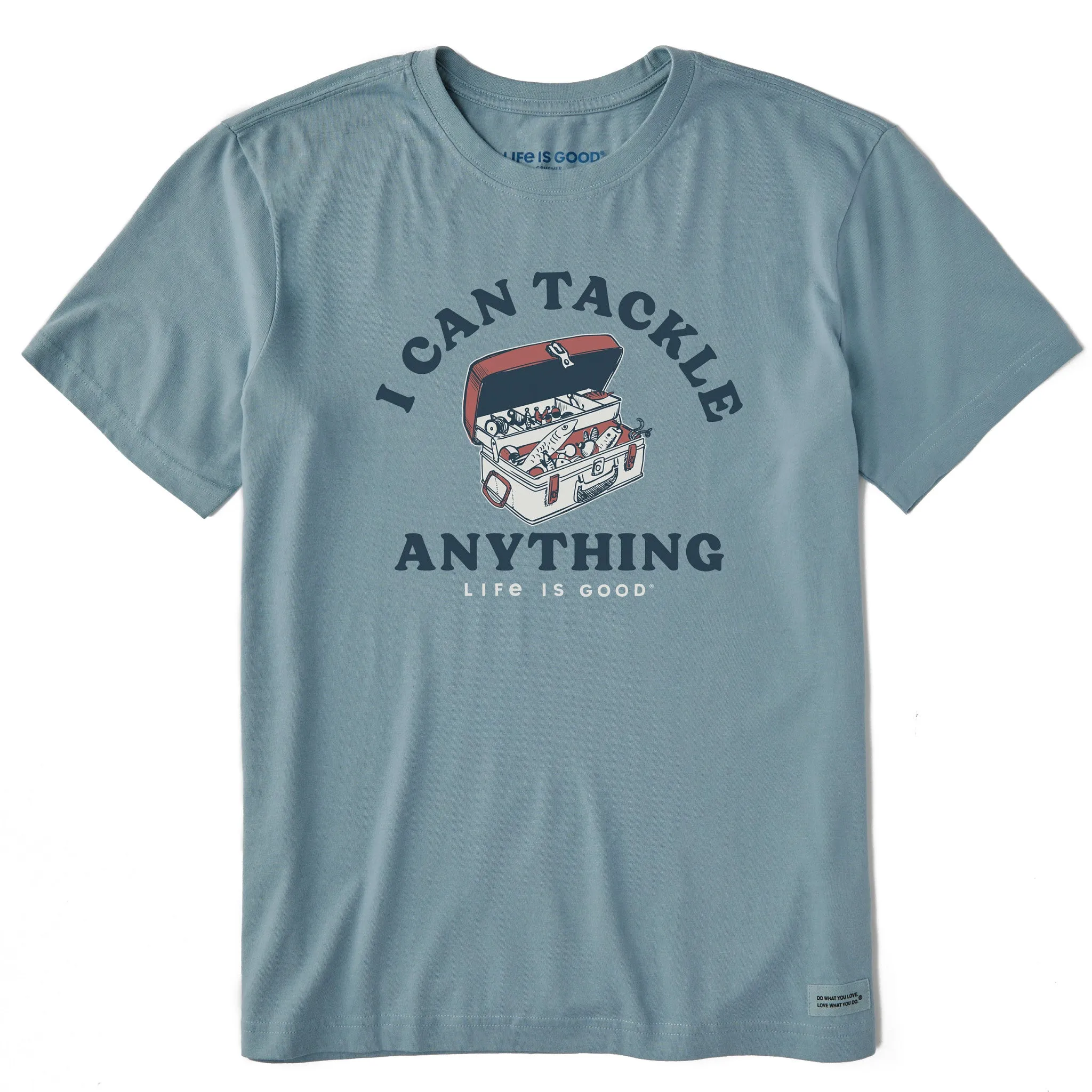 Timeless Style Men's I Can Tackle Anything Short Sleeve Crusher Tee