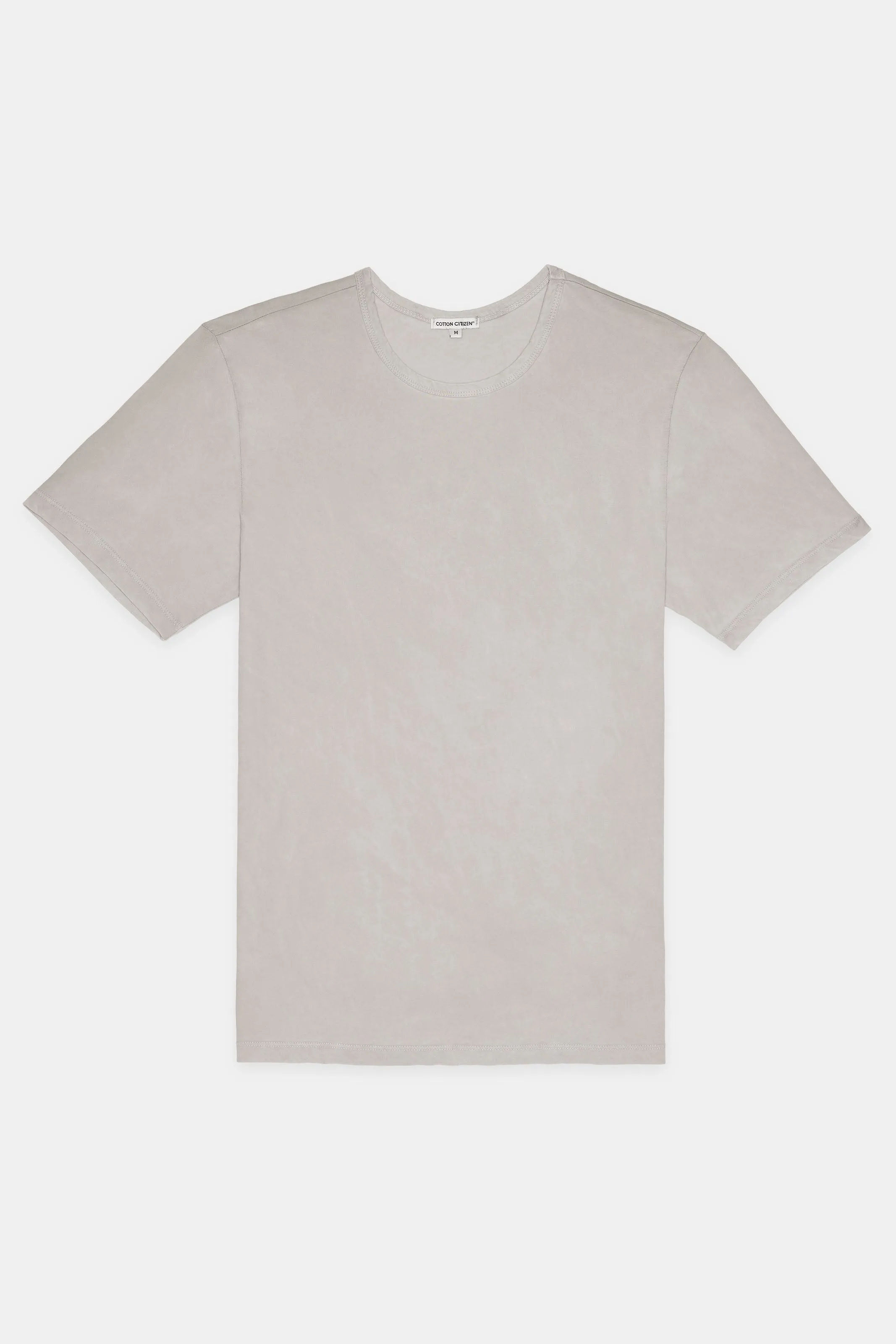 Raw Hem Finish Practical Comfort Classic Crewneck Tee