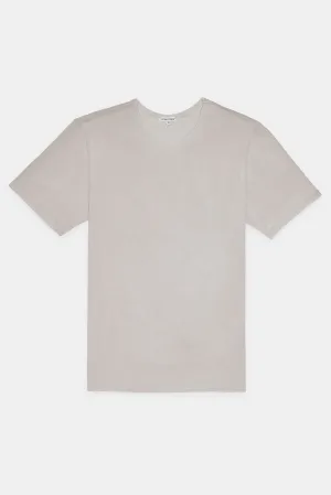 Raw Hem Finish Practical Comfort Classic Crewneck Tee
