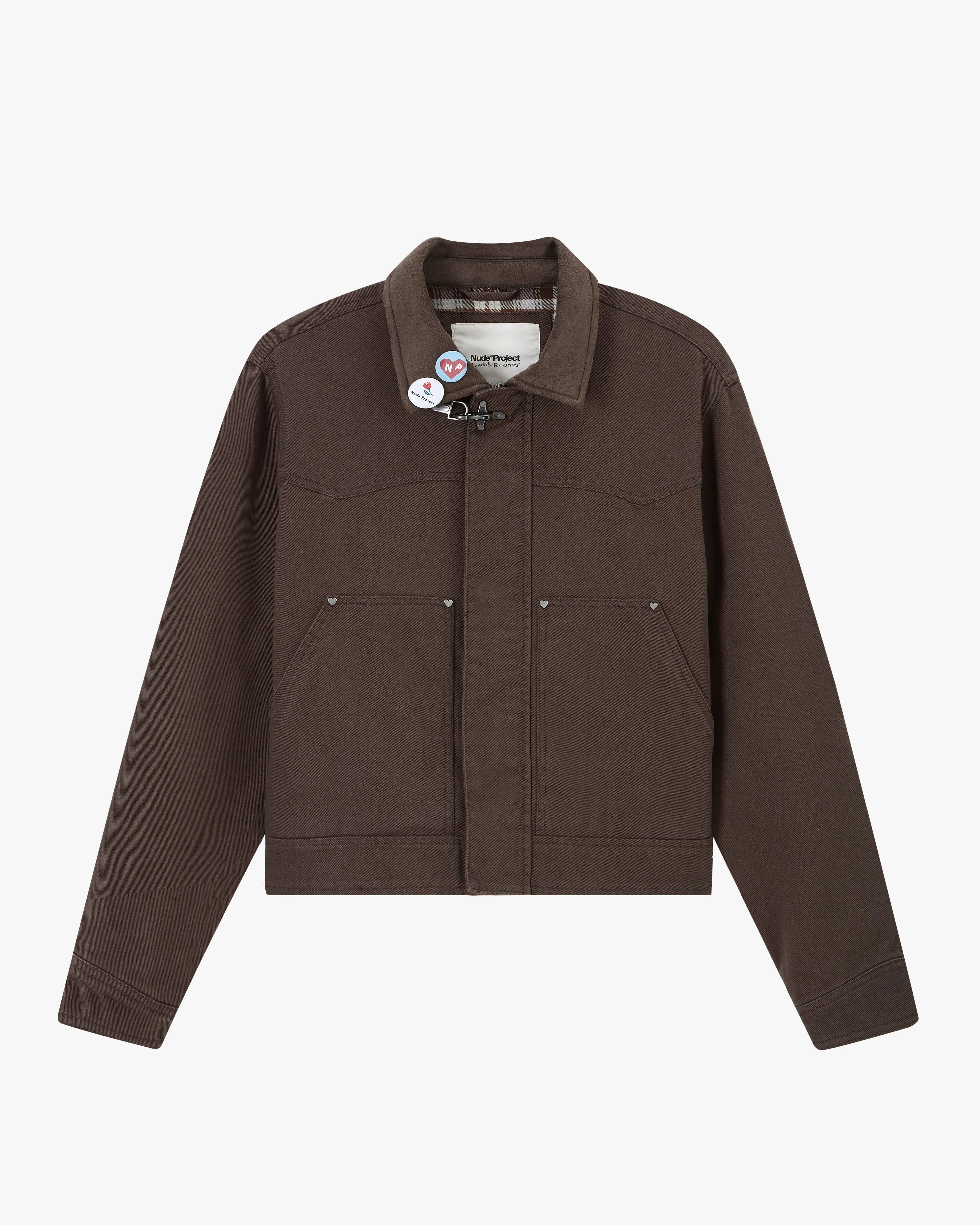 Studio Carpenter Jacket Brown Reflective accents
