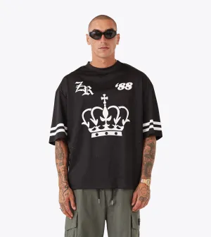 Mesh Baseball Tee Black Flex Fit in demand