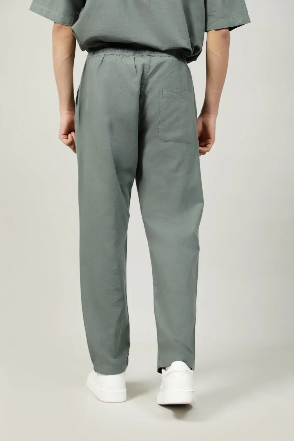 Slim wear Low Profile TEXTURED BAGGY FIT EASY PANTS