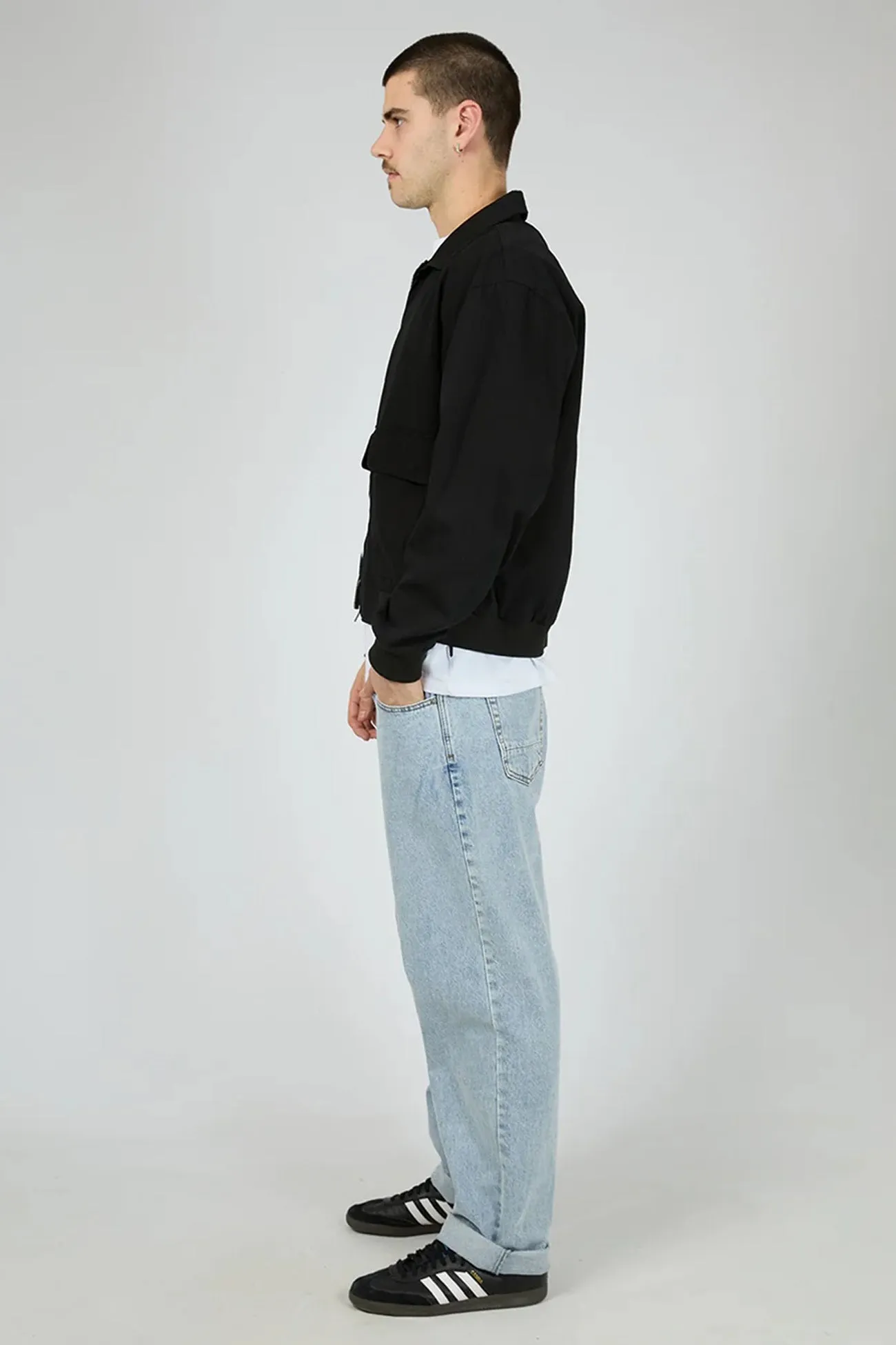 Ranger Jacket Washed Black Basic Fit