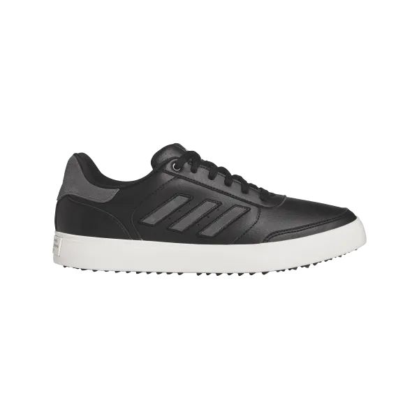 Ergonomic City Adventure Adidas Retrocross 24 Spikeless Golf Shoes - Core Black / Grey Five / Off White
