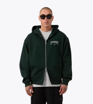 Cozy Clothing Style product selection Ceramic Box Zip Hood Forest