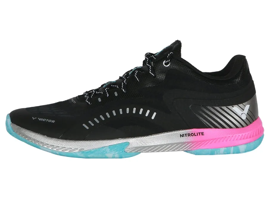 Balance Max Outdoor Grip Victor S99Elite C Badminton Shoes (Black)
