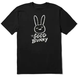 Eco-friendly Modern Outfit Men's Good Bunny Short Sleeve Tee