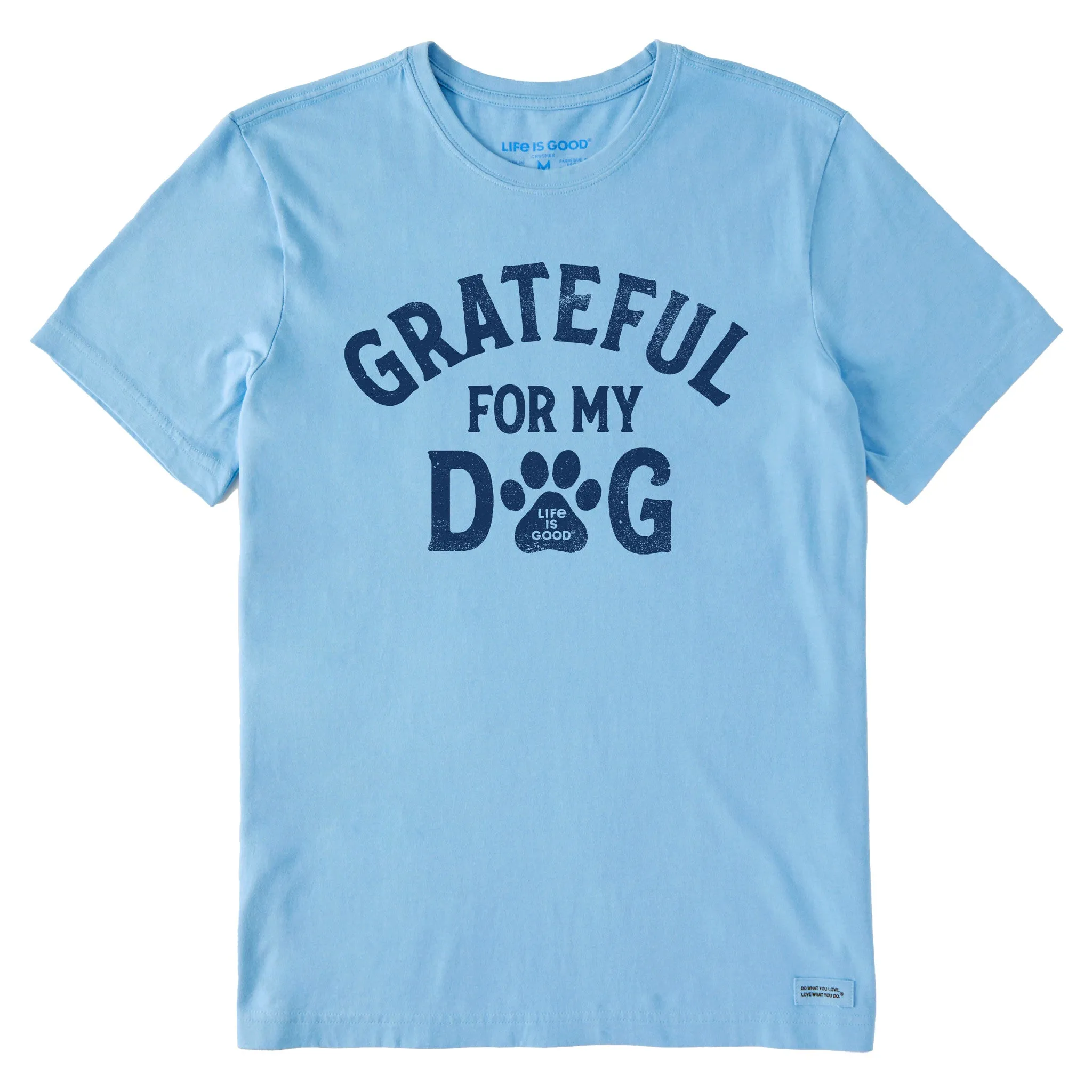Men's Grateful for my Dog Short Sleeve Tee Light Stretch
