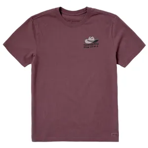 Men's Howdy Hat Short Sleeve Crusher Tee Stretchable Knit