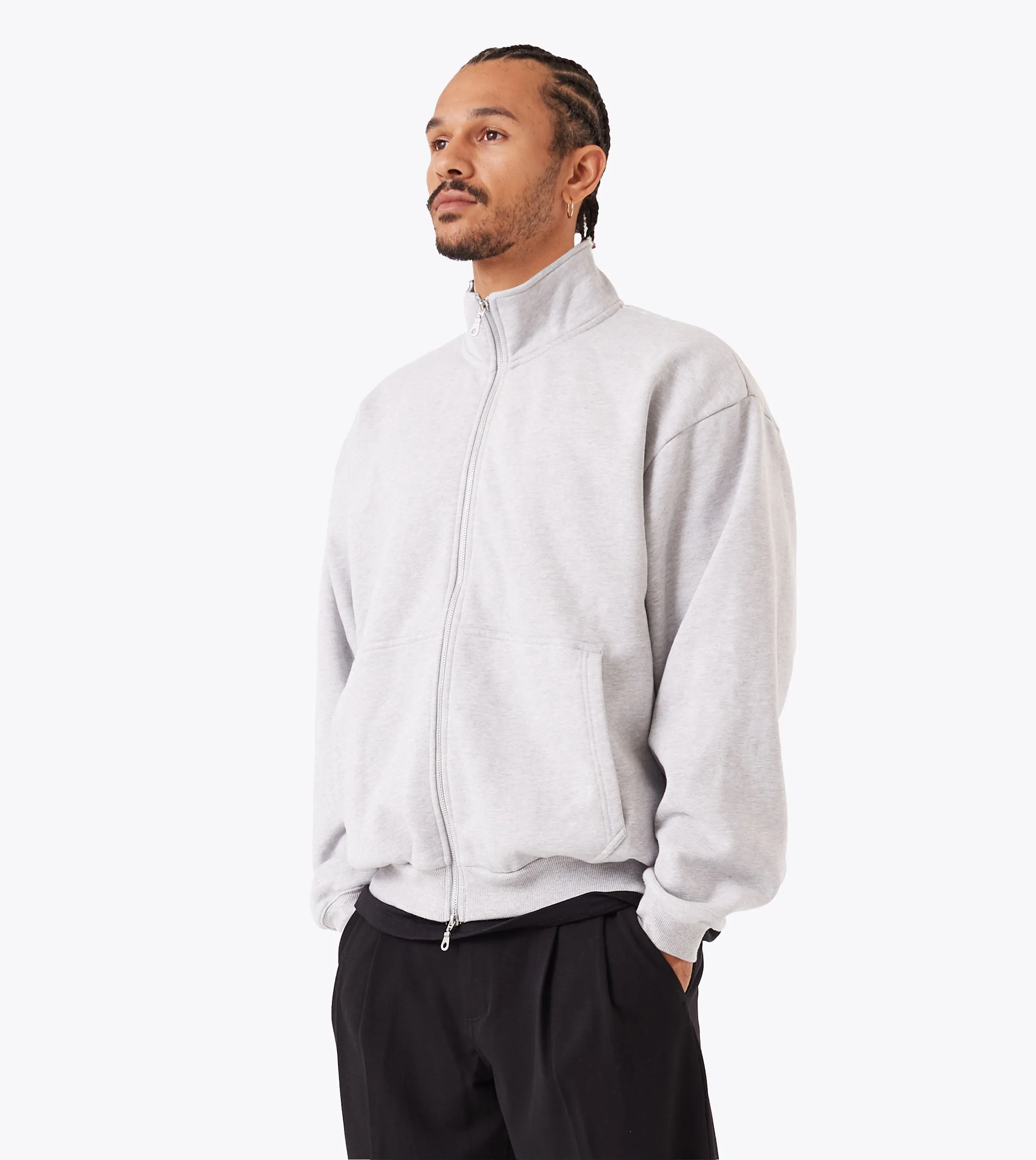 product bow cuteness product swimming suitable buoyancy Zip Funnel Sweat Grey Marle