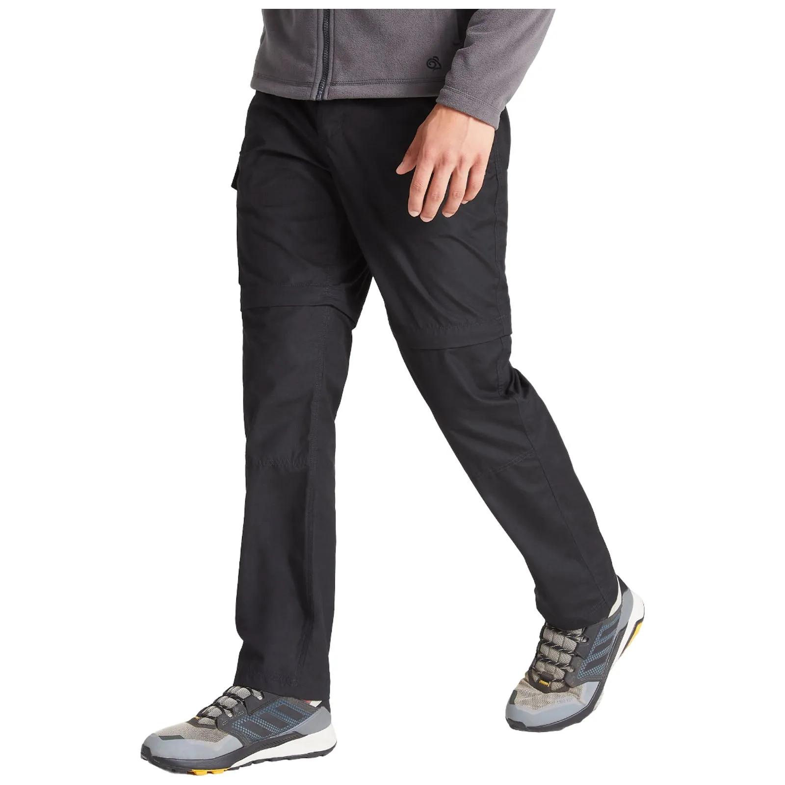 Craghoppers Mens Kiwi Tailored Convertible Trousers Flexible Fit belt